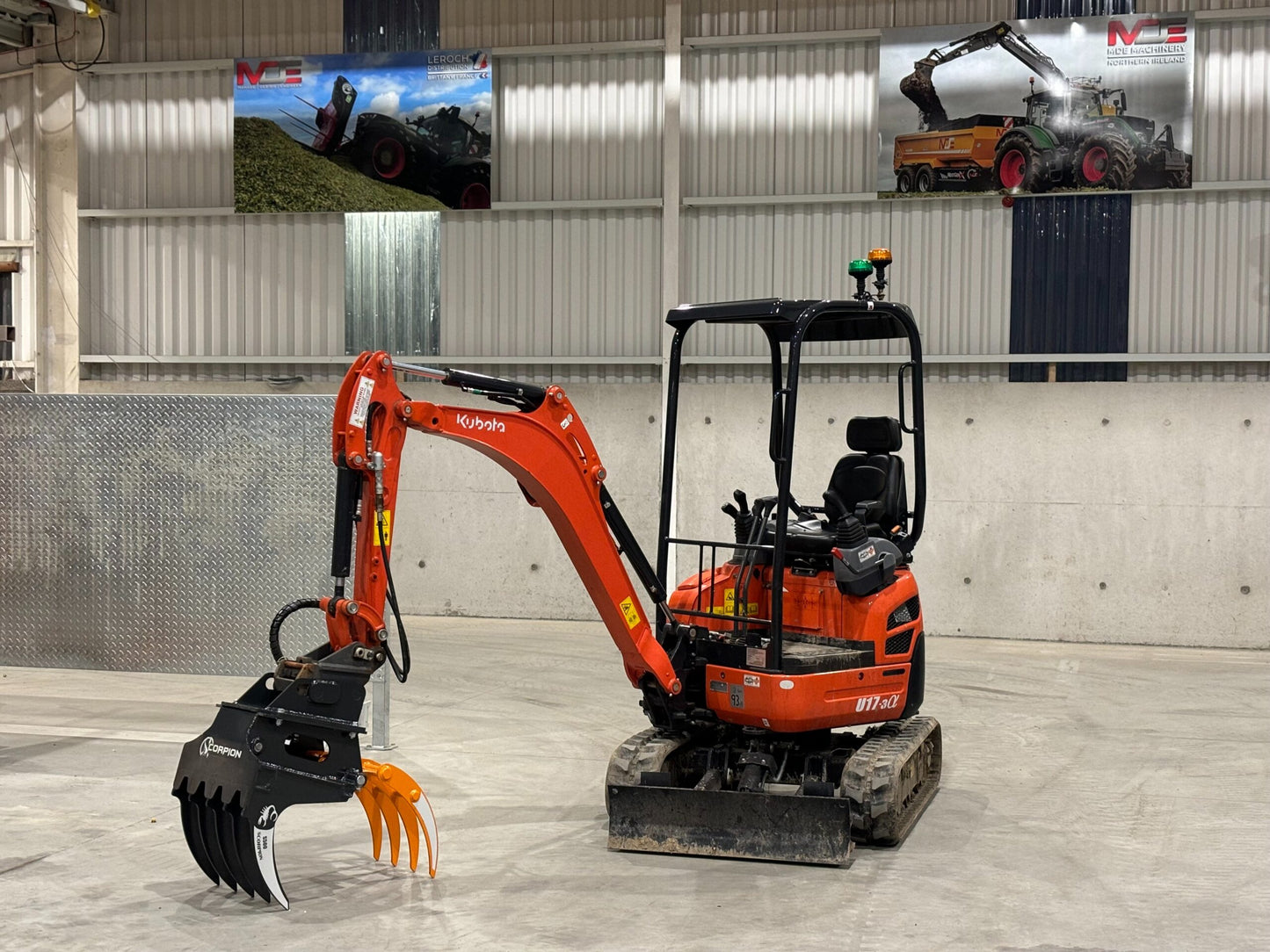MDE Machinery | Scorpion Grapple | Model S500 To S1900 | Width 26.4" To 75" Inches | Machine Size 1.5 - 55 Tons | For Excavators