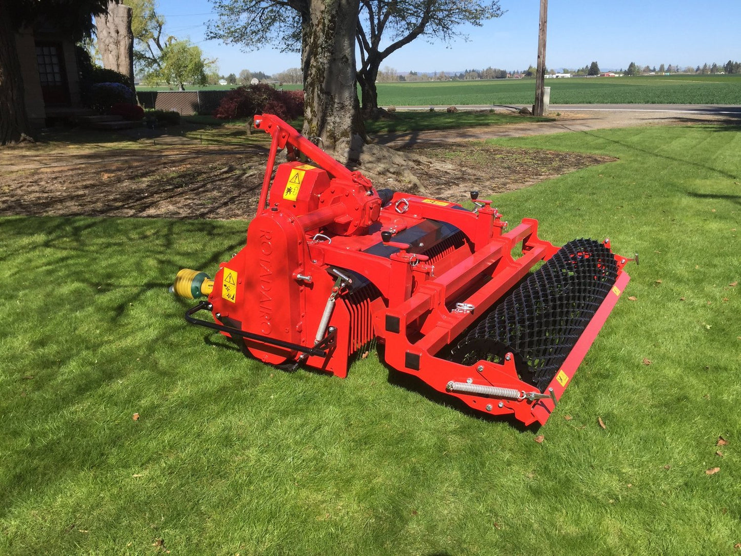 Rotadairon Stone Burier W/ Mesh Rollers & Hydraulic Offset | RDL Series | Working Width 59", 70", 78" & 98" | Horsepower 45-90 HP | For Tractors