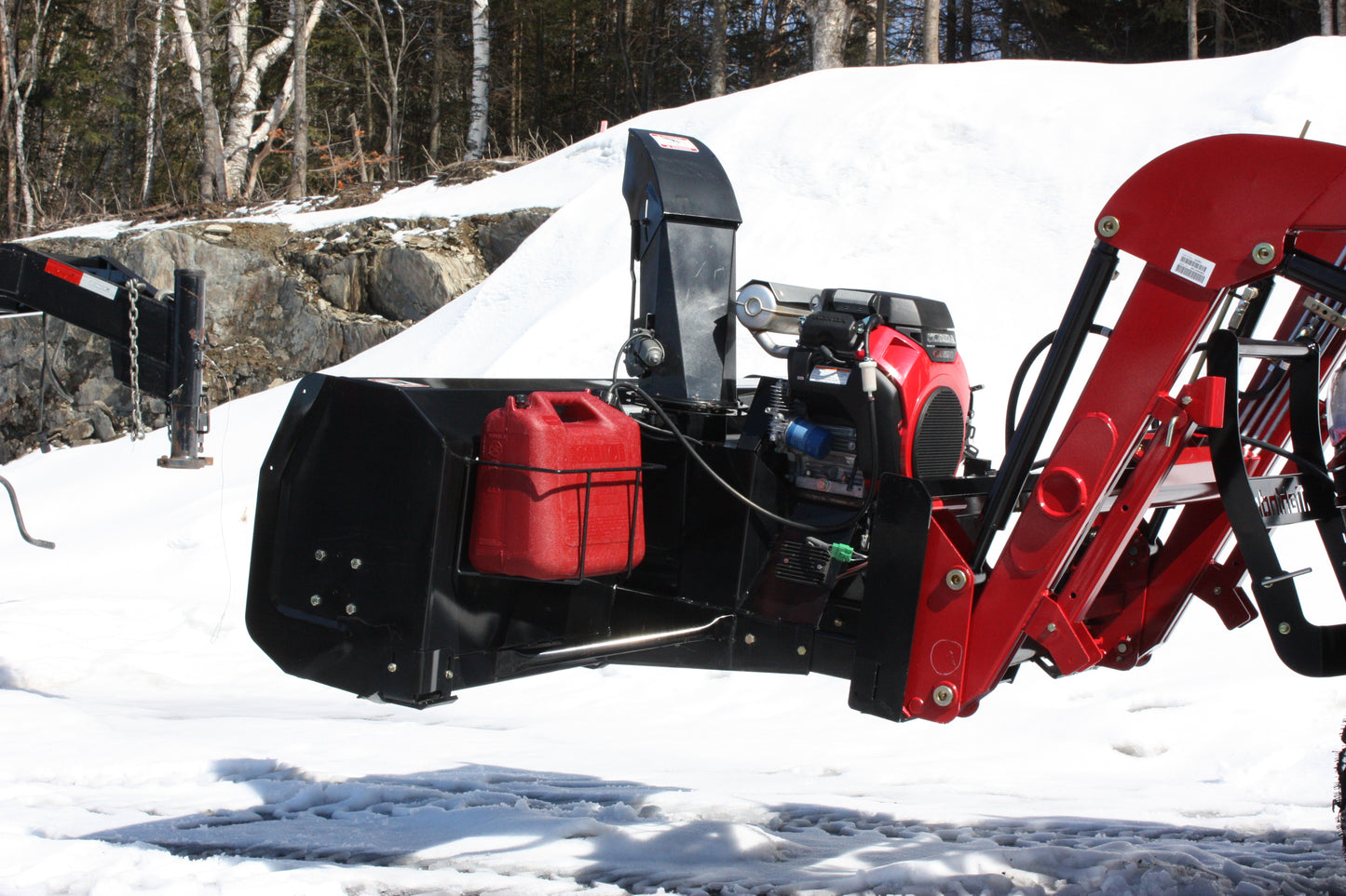 Bercomac 54" Premium Snowblower With "Skid Steer" Style Attach For Compact & Agricultural Tractor
