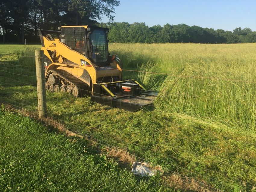 Premier Ammbusher Brush Cutter | 14-29 GPM | 60" & 72" Cutting Width | Model AM 601 Series | For Skid Steers