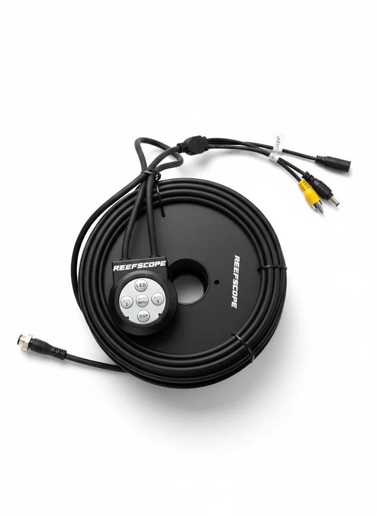 Reef Scope Deployable Underwater Camera | Model Scout 360 | 50m Cable | 360° Panning | For Anglers, Marine Techs & Boaters