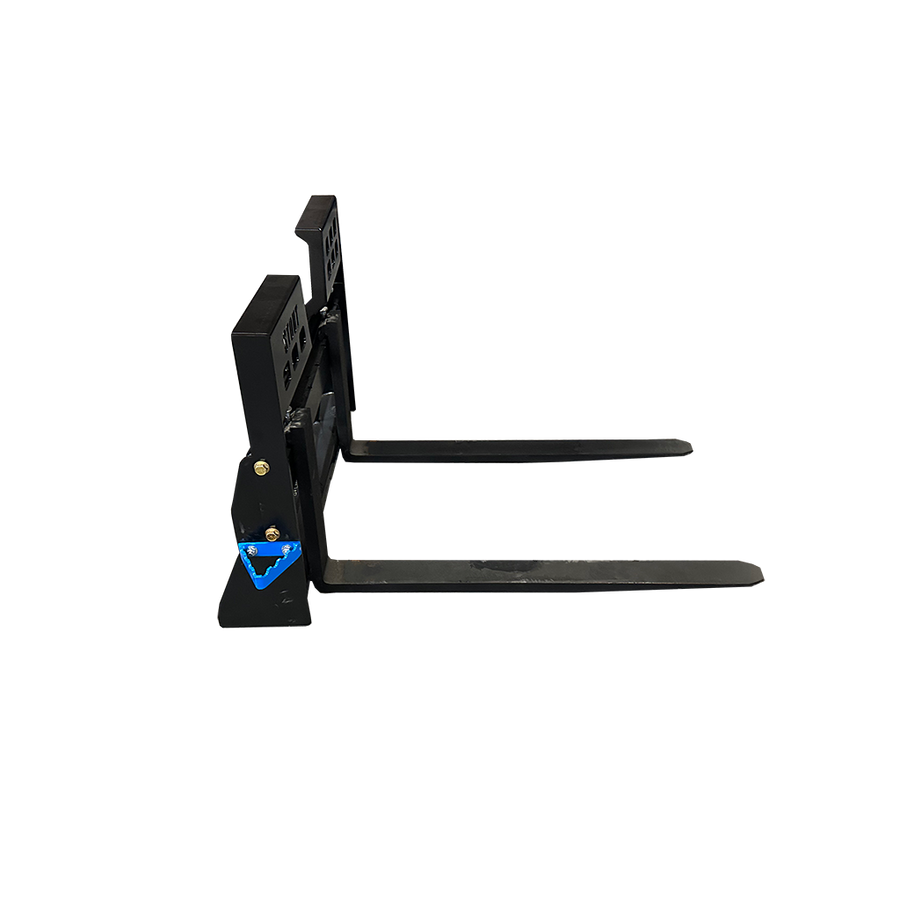 STOUT | HD3 Walk-Through Full Back Pallet Fork Frame & Forks | Class 3 | 10.5K - 12.5K lb Capacity | 48"–96" Forks | For Skid Steers