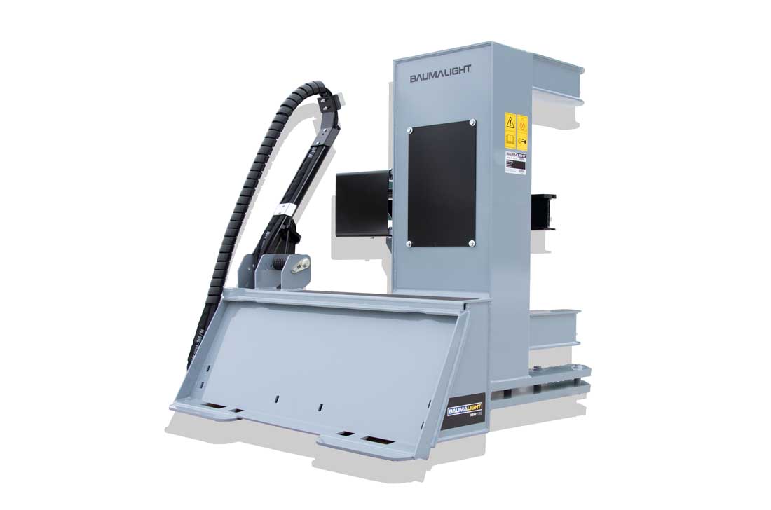 Baumalight Tree Shear With Buncher | Model ISH/ISR Series | Limb Cutting Size 10" & 12" | Hydraulic Flow 10 To 60 GPM | For Skid Steers