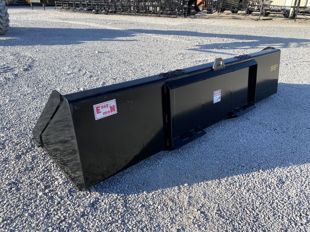 Industrias America Bucket | Width 96" | Height 21.5" | Hydraulic Flow Range 15 To 25 GPM | For Skid Steers