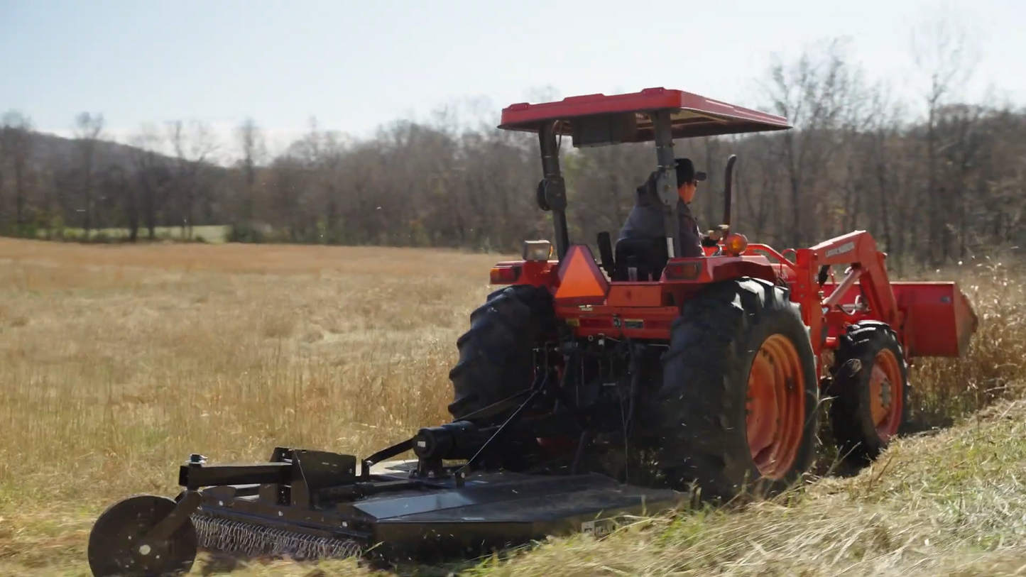 Ignite Attachments 3-Point Rotary Cutter | Cutting Width 60" | Overall Length 86" | Horsepower 20-50 HP | For Tractors