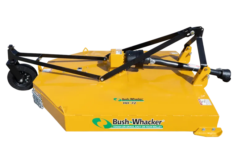 Bush Whacker Single Spindle HD Brush Cutter | Model HD-72 | Width 72" inches | Horsepower 35 HP | For Tractors