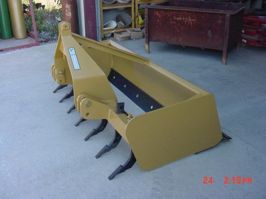 A & B EagleLine Equipment | 3-Point Heavy Duty Box Scraper/ Box Blade With Floating Rear Moldboard | Model KBSF/KBF Series | Width 6.5' to 8' | Horsepower 35–65 HP | For Tractors