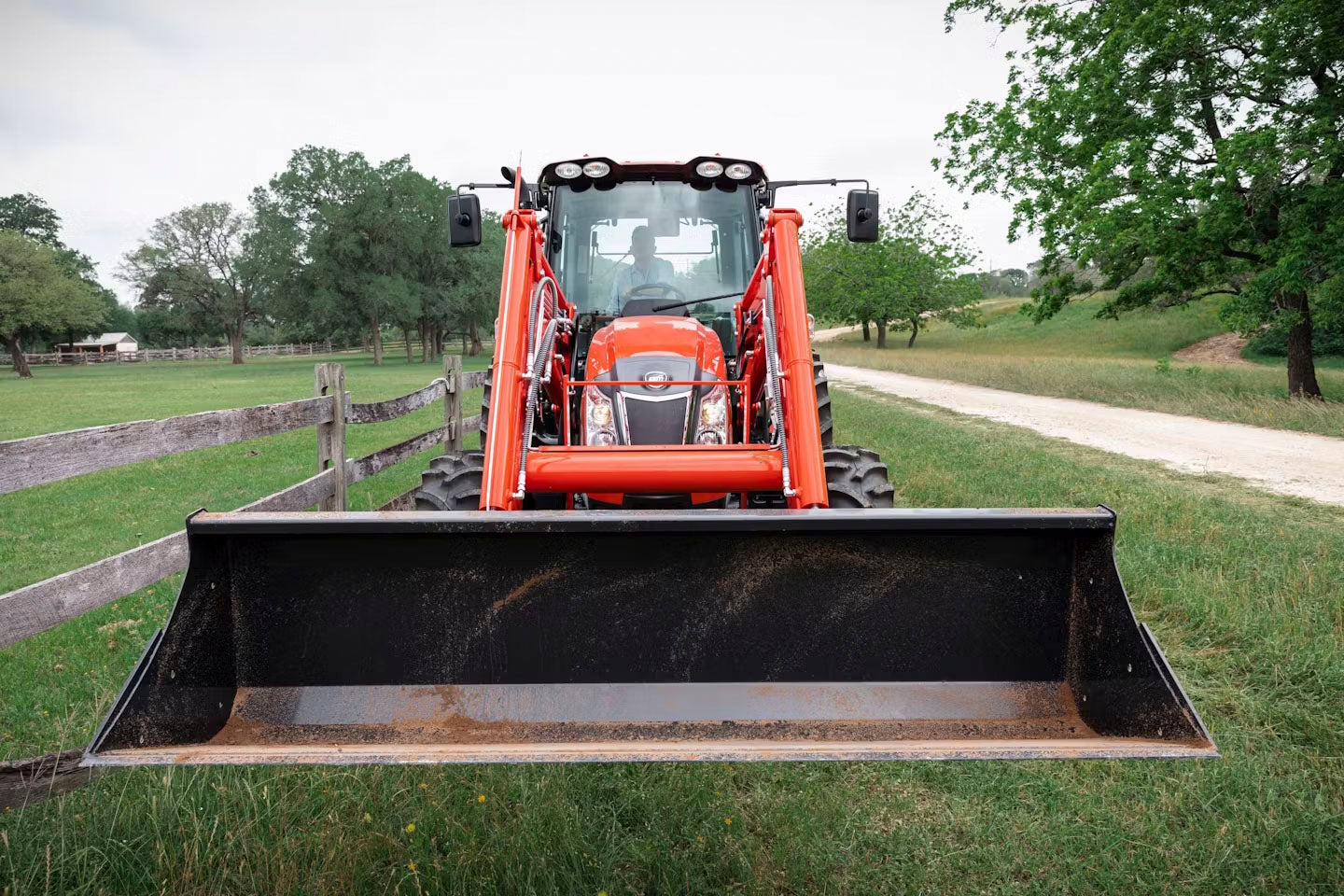 KIOTI | Hydrostatic Cab Tractor with Loader | CK4020SE | 54.5" Width | 39.6 HP | For Compact Agricultural and Landscaping Tasks