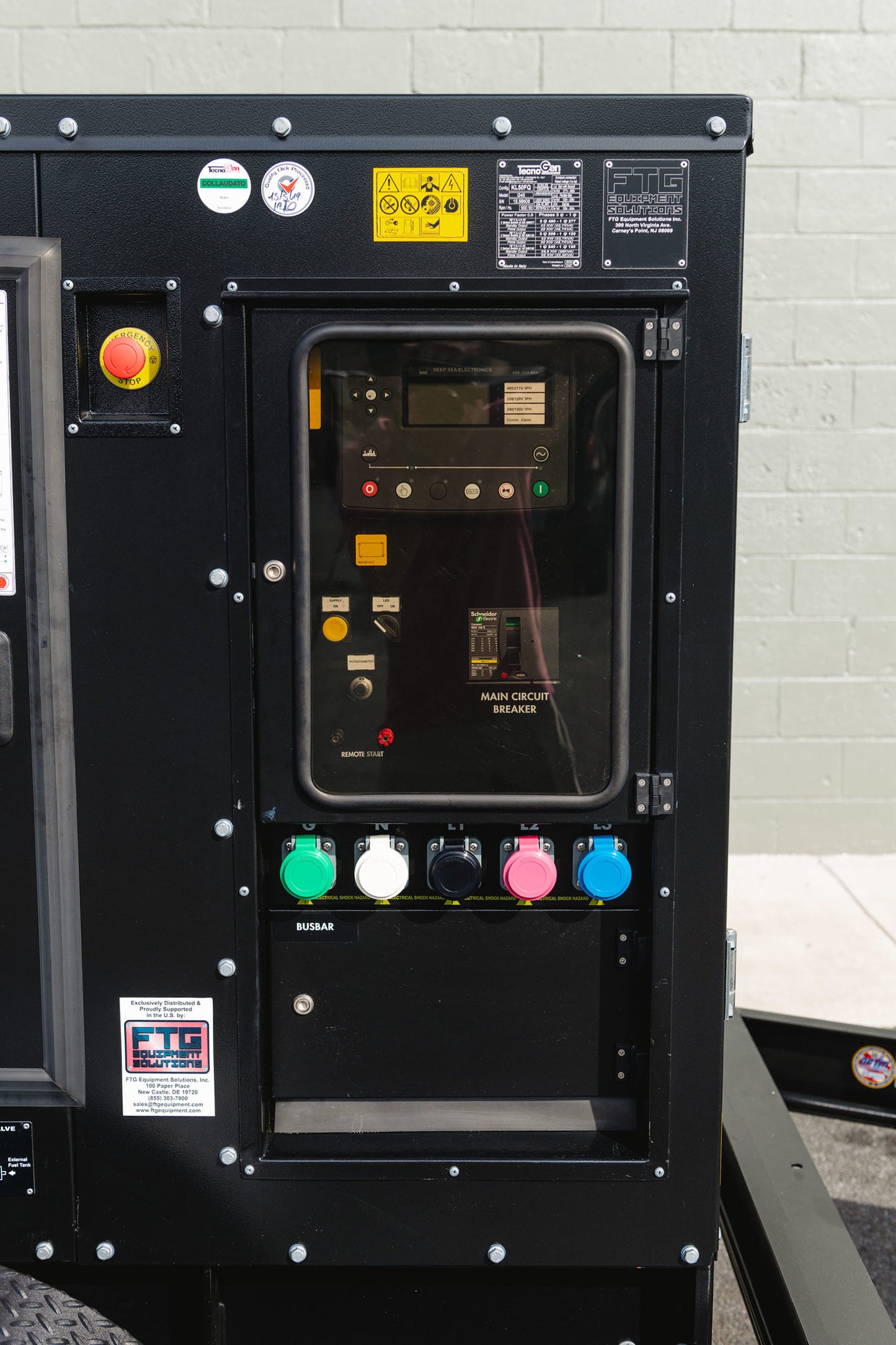 TecnoGen Mega Silent Series 104kW 130kVA FP130FQ Generator