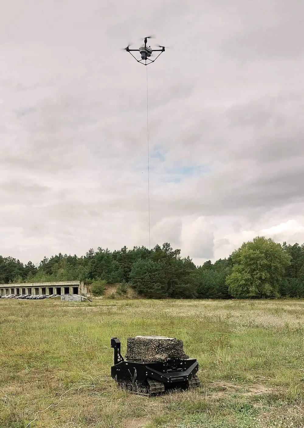 Elistair Khronos Tethered DroneBox | Hovering Height 197 ft | 24 Hrs ISR Operations