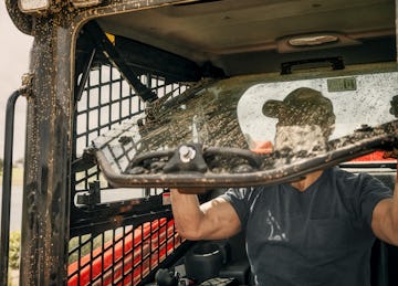 KIOTI Skid Steer Loader | Model SL750-LQ Cab | Width 74.4" | Length 144.7" | Height with Cab 81.2" | Hydraulic Flow 21.9 GPM | For Heavy-Duty Tasks