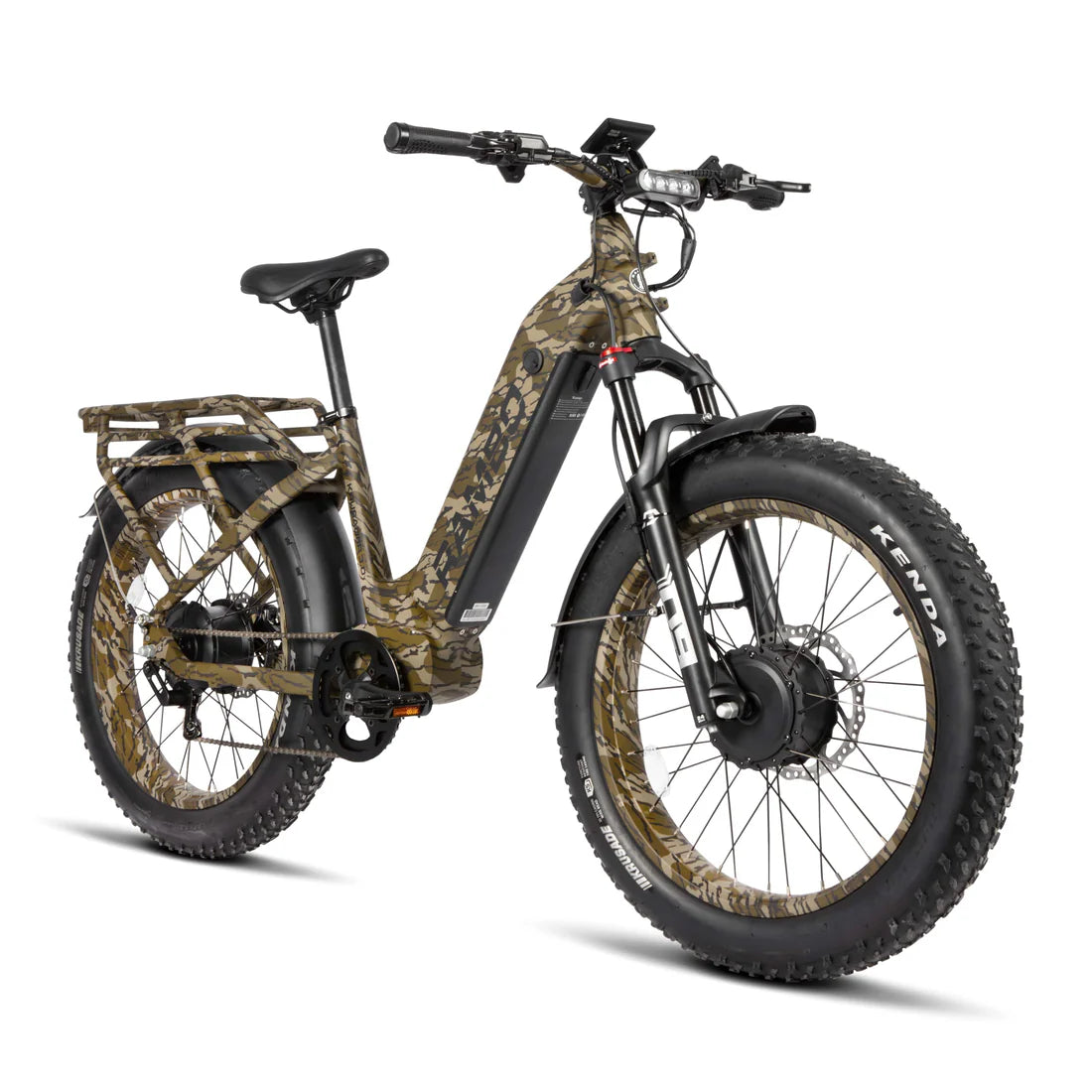 Rambo | E-Bike | Model Krusader 3.0 | Dual 500W Bafang Hub Motors | 48V 15Ah Battery | Up to 110 Miles Range | Speed Up-To 28 Mph