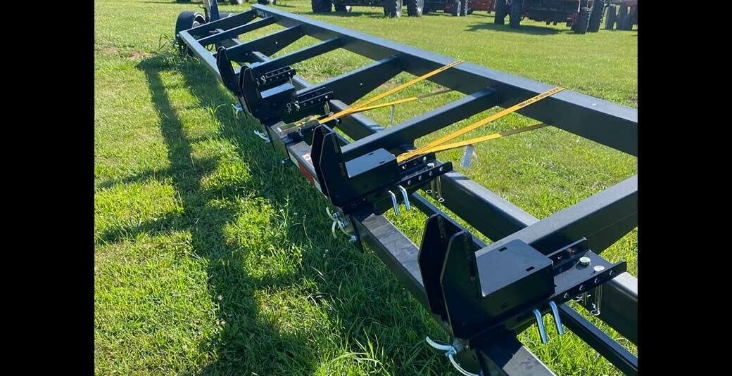 Demco | Heavy Duty Combine Header Transport Trailer | Model HT52HD | Dimension 62’ 6” | GVW 20,000 lbs | Horsepower 400 To 500 HP | For Tractor