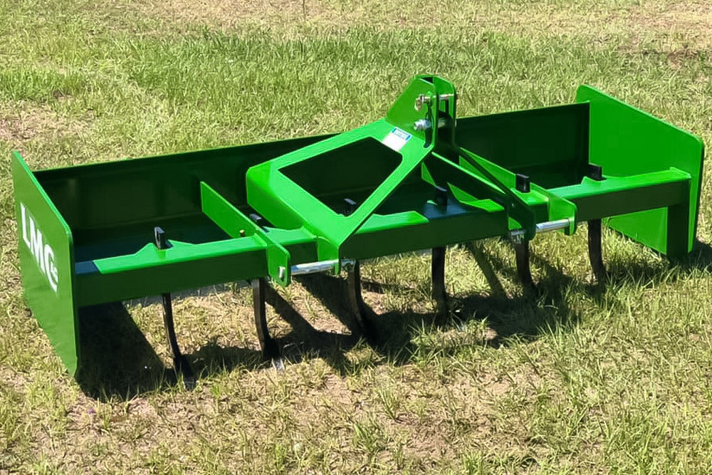 LMC AG HD Heavy Duty Box Blade | 6', 7', 8' Working Width | Dual Reversible Cutting Edges | For Tractors
