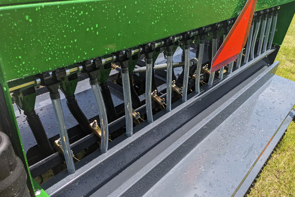 LMC AG 2000 LBS Heavy Duty No-Till Grain Drill Planter with Rolling Basket | 6’6”Working Width | 50HP For Tractors