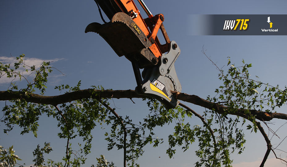 Baumalight Tree Shear | Model IXV512, IXV508 & IXV715 | Limb Size 8", 12" & 15" | Machine Size 3 To 26 Tons | For Excavators