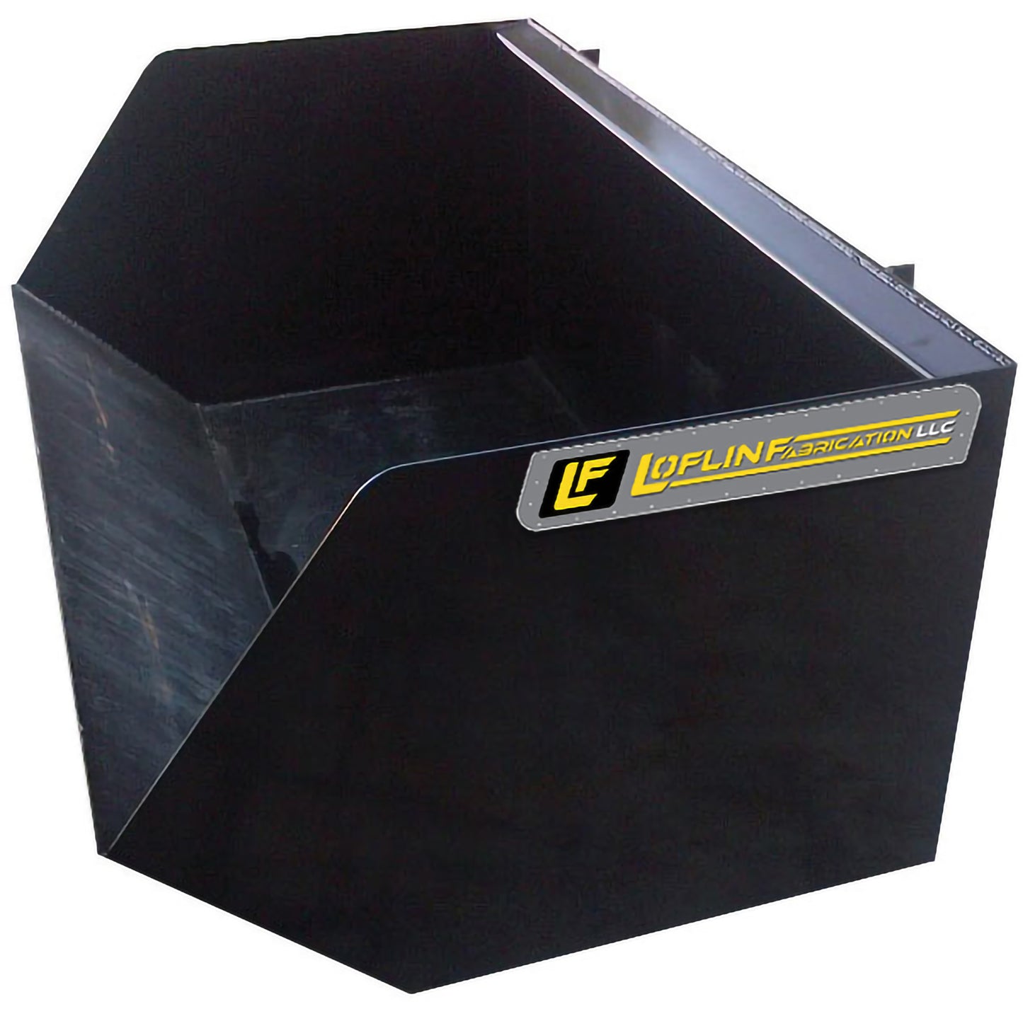 Loflin Fabrication | Trash Bucket | 72" & 84" Width | Reinforced Steel | For Skid Steer Loaders