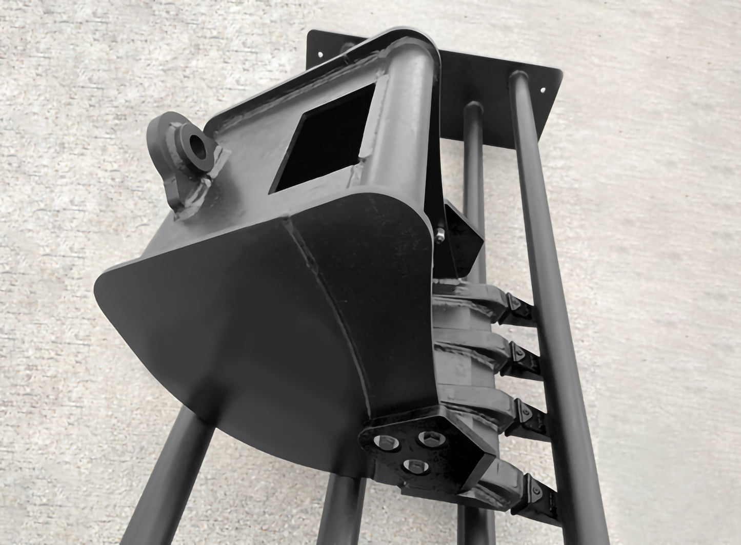 Loflin Fabrication | Mini Excavator Buckets | 18" To 36" Width | Smooth & Tooth | Bobcat X-Change | For Mini Excavators