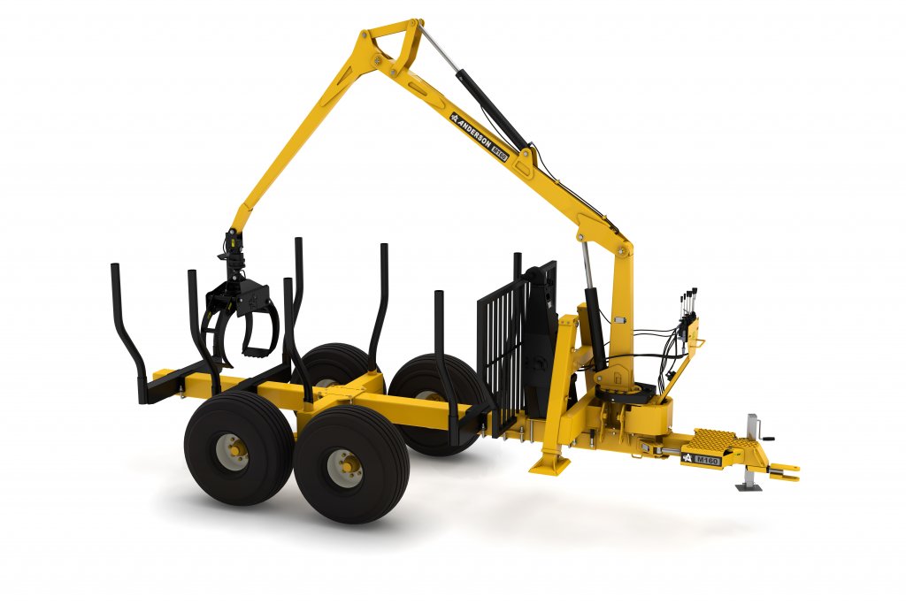 Anderson Log Loader | Model M-160 | Grapple Opening 48" inches | Horsepower 75+ HP | For Tractors