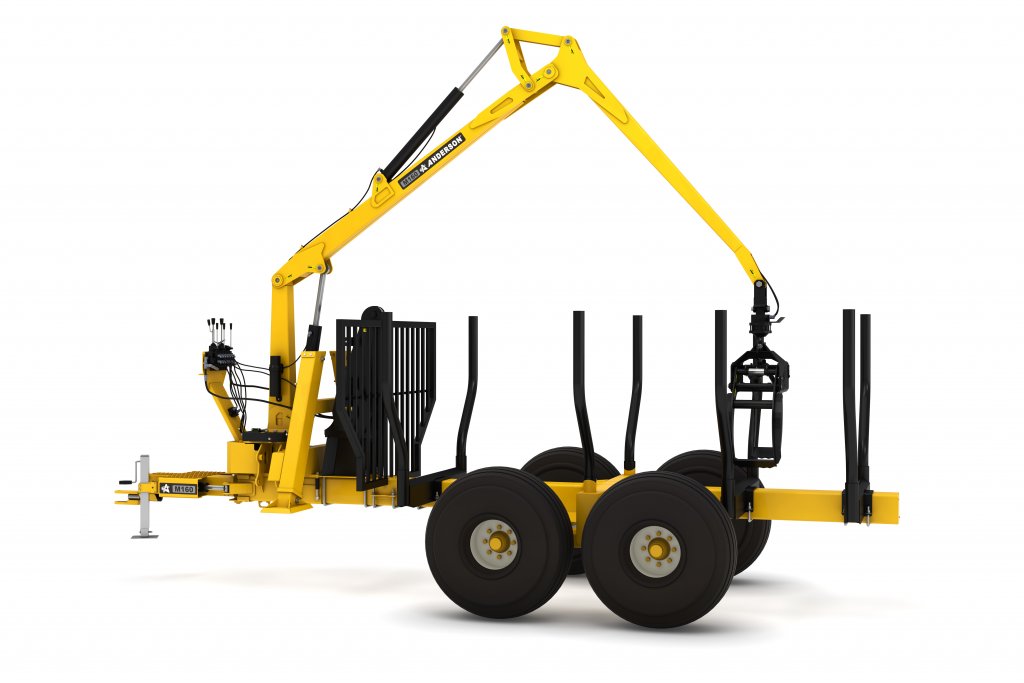 Anderson Log Loader | Model M-160 | Grapple Opening 48" inches | Horsepower 75+ HP | For Tractors