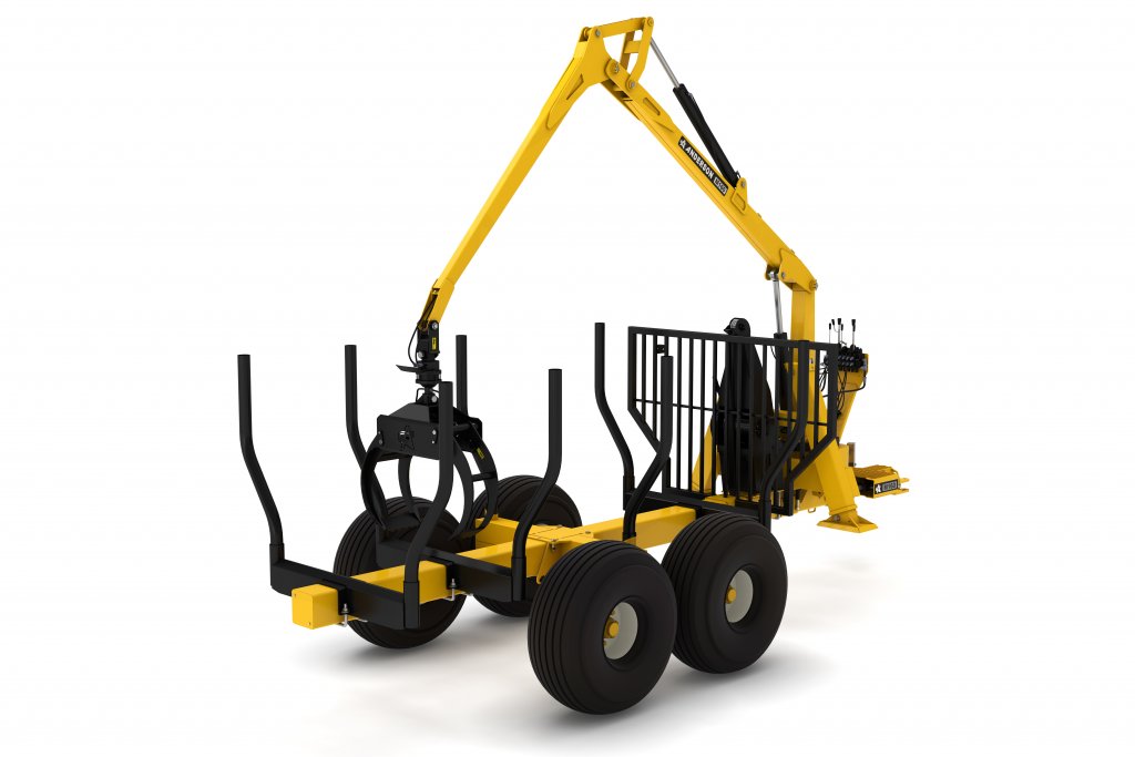 Anderson Log Loader | Model M-160 | Grapple Opening 48" inches | Horsepower 75+ HP | For Tractors
