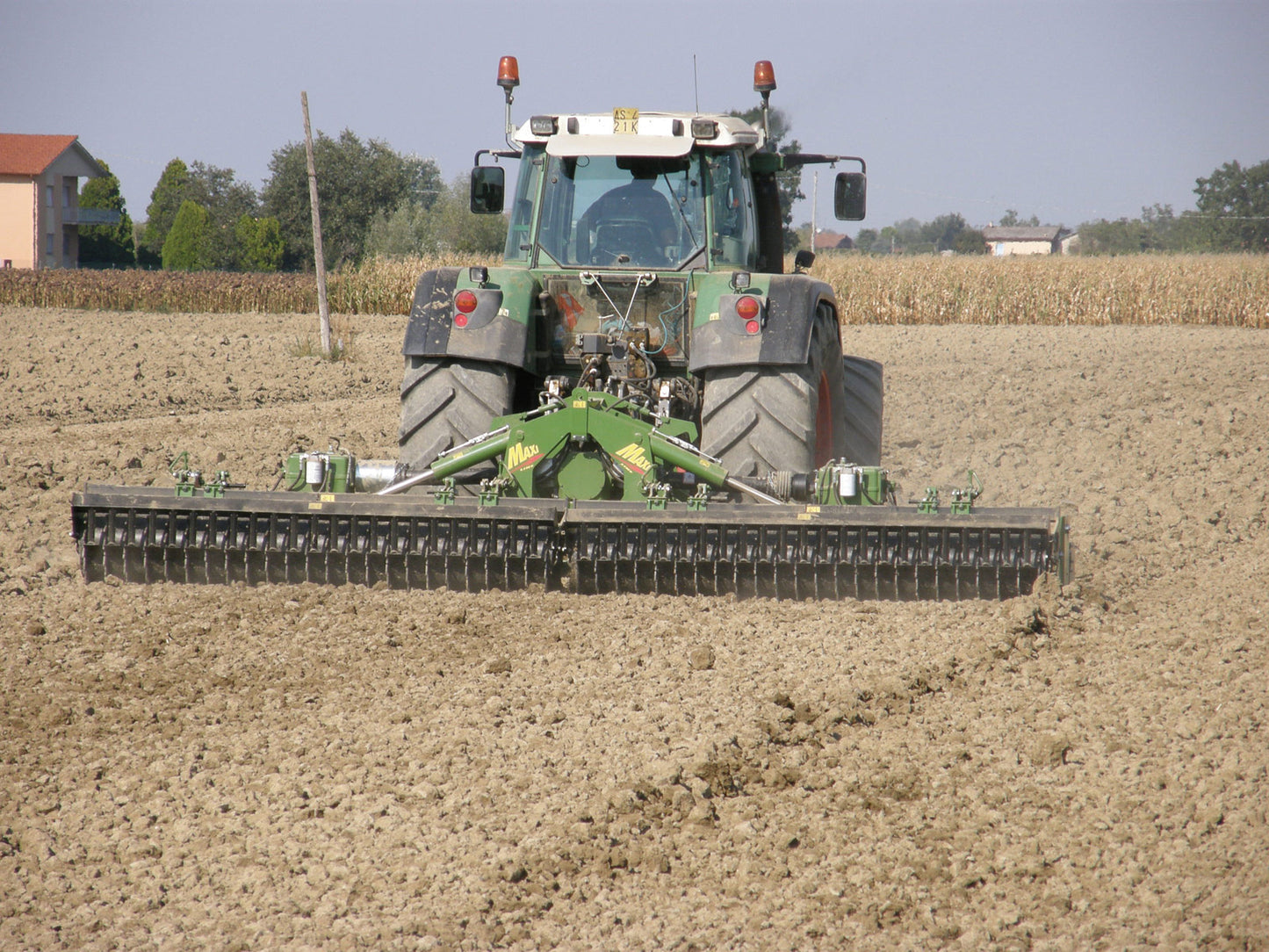 Celli Maxi P-Folding Power Harrow | Model Maxi-P600 | Working Width 19' 6" | Horsepower 200 HP | For Tractors