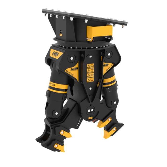 MB Crusher Demolition Pulverizer | Model MB-PT1150 | Jaws Width 25" | Machine Size 12–19 Tons | For Excavators