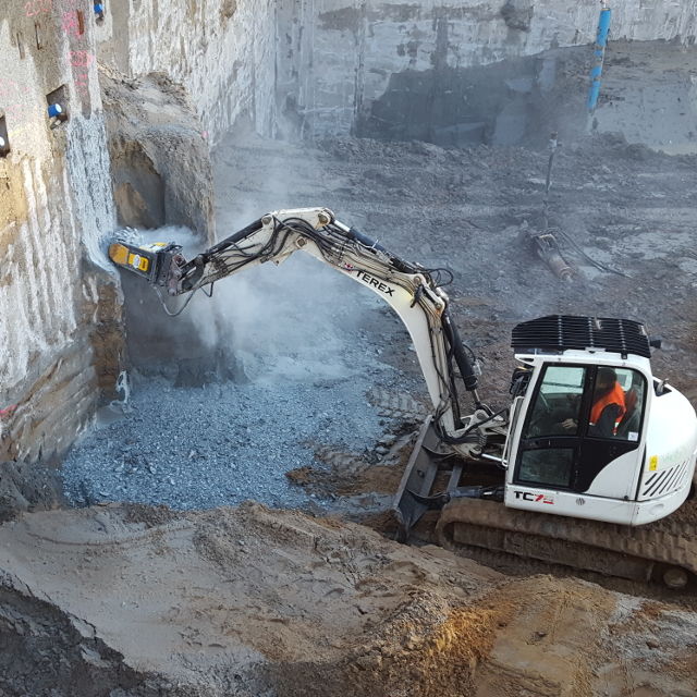 MB Crushers Drum Cutter | Model MB-R500 | Cutting Width 18" | Machine Size 3-7 Tons | For Excavators