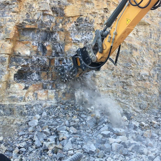 MB Crushers Drum Cutter | Model MB-R900 | Cutting Width 44" | Machine Size 17-25 Tons | For Excavators