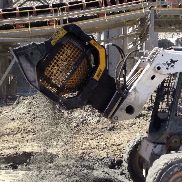 MB Crushers Screening Bucket | Model MB-S10 S4 | Width 67" | Machine Size 15-25 Tons | For Excavators & Backhoe Loaders