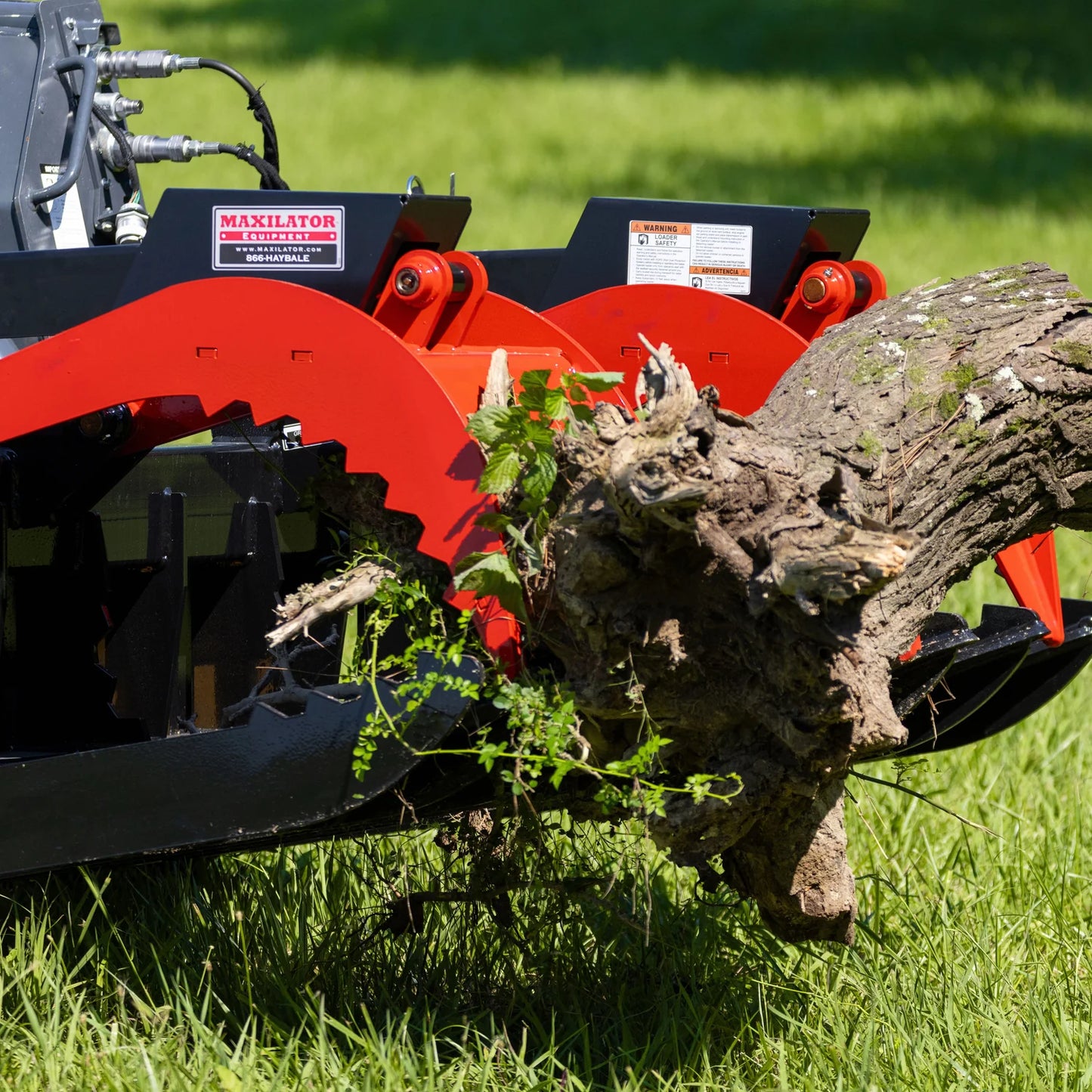Maxilator | Extreme Duty Debris Grapple | Model MAGXD72 | Working Width 72" Inches | Euro/Global Mount | Horsepower 75 To 150 HP | For Tractor