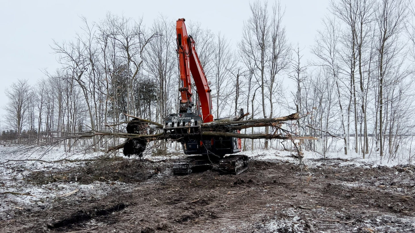 MDE Machinery | Scorpion Grapple | Model S500 To S1900 | Width 26.4" To 75" Inches | Machine Size 1.5 - 55 Tons | For Excavators