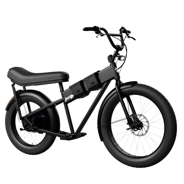 JackRabbit | Micro Electric Bike | Model MG Doble | Lightweight 2-Up Electric Micro Hauler | 20” & 24” Street Tires | 749W Cargo Motor | 48+ Mile Range | For Urban, Travel & Everyday Missions