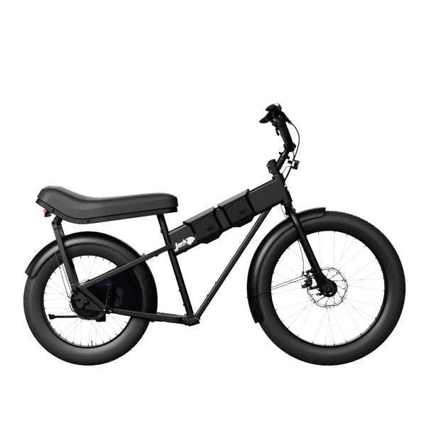 JackRabbit | Micro Electric Bike | Model MG Doble | Lightweight 2-Up Electric Micro Hauler | 20” & 24” Street Tires | 749W Cargo Motor | 48+ Mile Range | For Urban, Travel & Everyday Missions