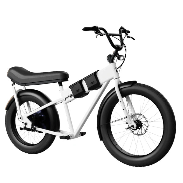 JackRabbit | Micro Electric Bike | Model MG Doble | Lightweight 2-Up Electric Micro Hauler | 20” & 24” Street Tires | 749W Cargo Motor | 48+ Mile Range | For Urban, Travel & Everyday Missions