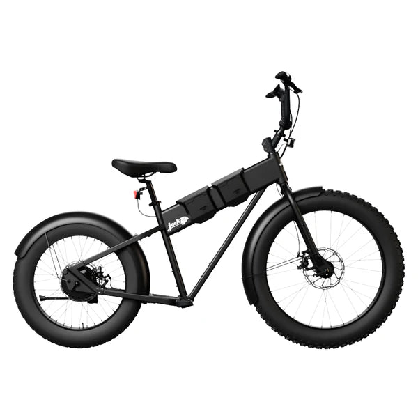 JackRabbit | Micro Electric Bike | Model MG Renegade | Lightweight Micro Hauler | 20” & 24” Off-Road Tires | 749W Cargo Motor | 48+ Mile Range | For Urban Commutes, Off-Road, Utility Hauling