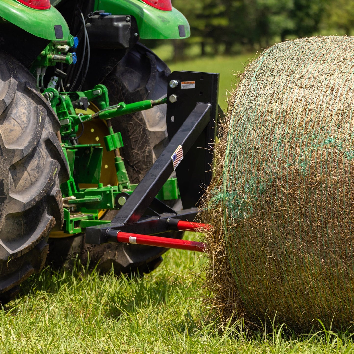 Maxilator | Two Bale Spear | Model MHS-3PH | 4 Spears | Load Capacity 5,000 lbs | Weight 223 lbs | Horsepower 40 To 120 HP | For Tractor