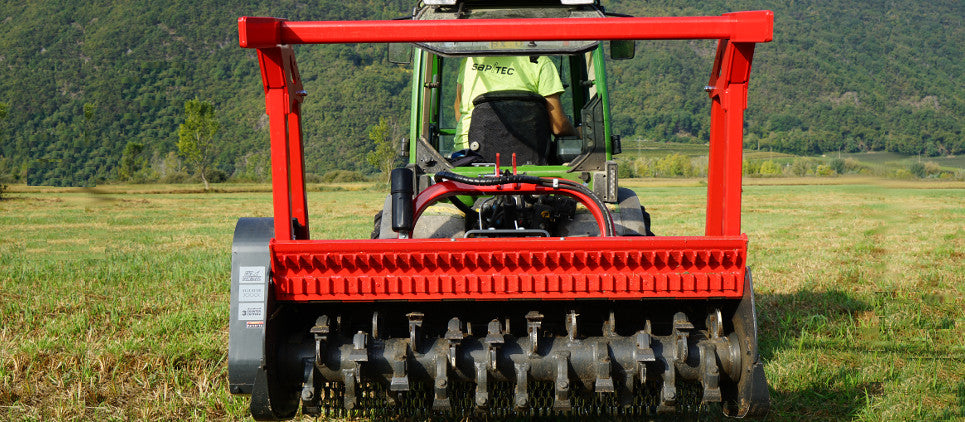 Seppi | 3PT Mulcher With Carbides | Model PTO Miniforst 200 | Working Width 79" Inches | Horsepower 80 To 110 HP | For Tractors