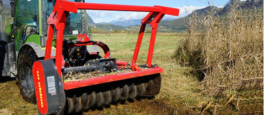 Seppi | 3PT Mulcher With Carbides | Model PTO Miniforst 200 | Working Width 79" Inches | Horsepower 80 To 110 HP | For Tractors