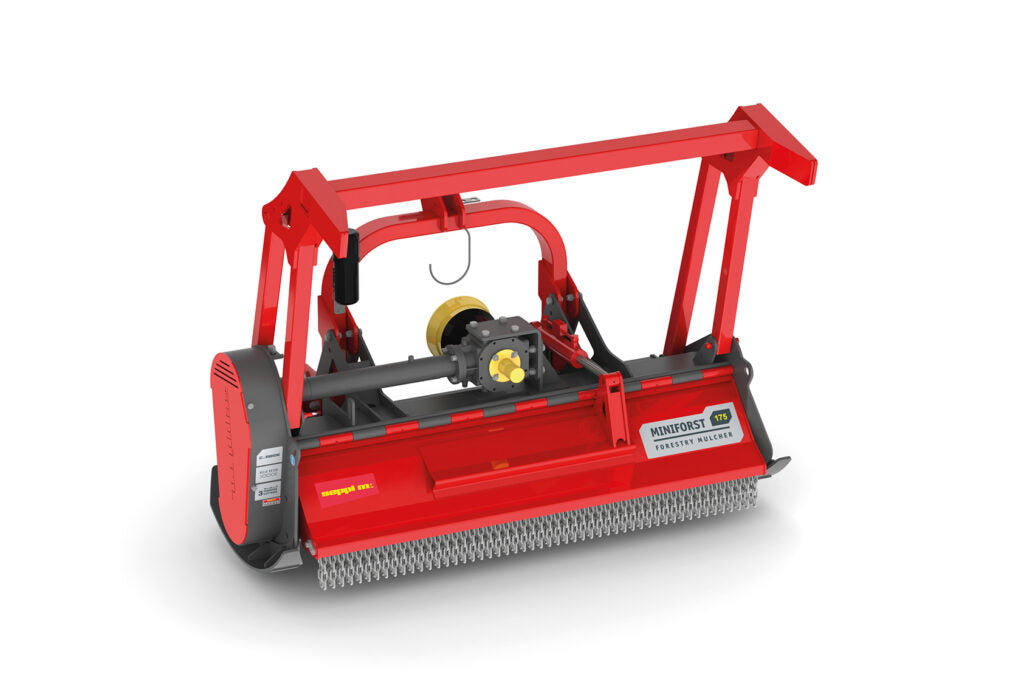 Seppi | 3PT Mulcher With Carbides | Model PTO Miniforst 200 | Working Width 79" Inches | Horsepower 80 To 110 HP | For Tractors