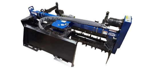 MTW | RTS Power Rake | Series 3 | Carbide & Replaceable Teeth | Sizes 84" To 120" | 50" Length | 8" Rotor | High Flow 30-40 GPM | Heavy Universal Mount | For Skid Steer Attachments