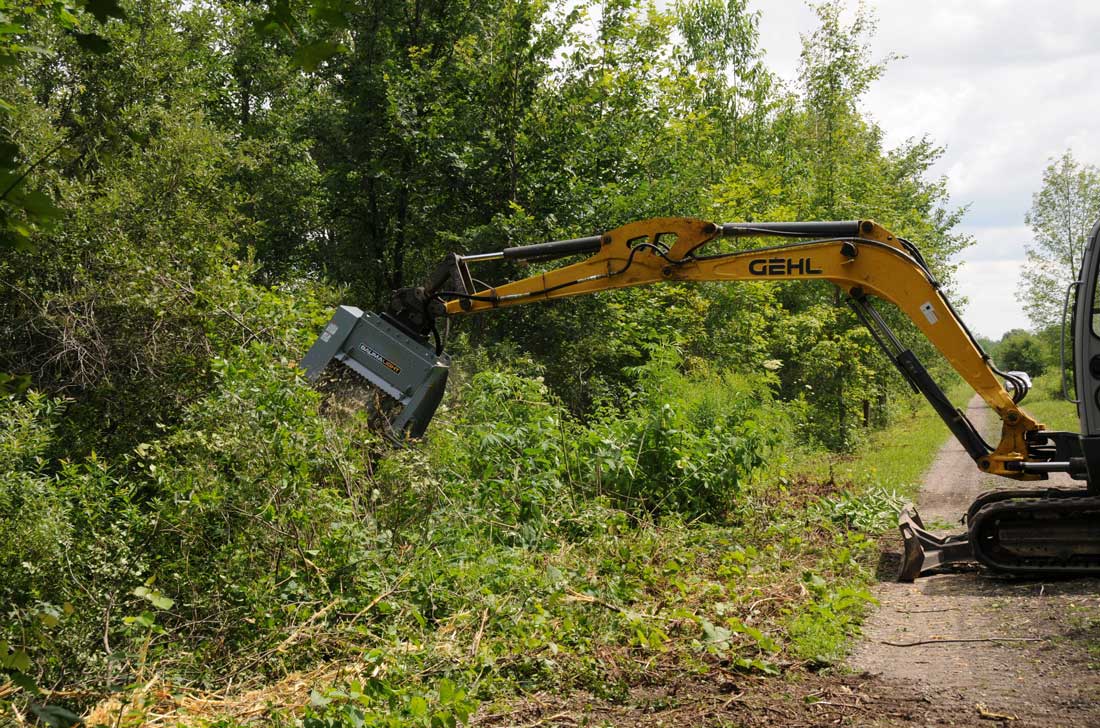 Baumalight Fixed Tooth Mulcher | Model MX530 | Path Width 40" | Machine Size 4-12 Tons | For Excavators