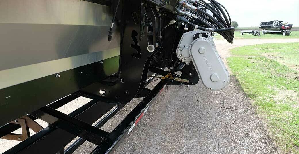 Demco | Heavy Duty Combine Header Transport Trailer | Model HT52HD | Dimension 62’ 6” | GVW 20,000 lbs | Horsepower 400 To 500 HP | For Tractor