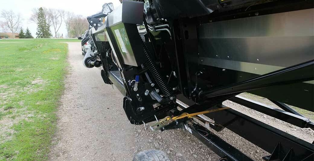 Demco | Heavy Duty Combine Header Transport Trailer | Model HT52HD | Dimension 62’ 6” | GVW 20,000 lbs | Horsepower 400 To 500 HP | For Tractor