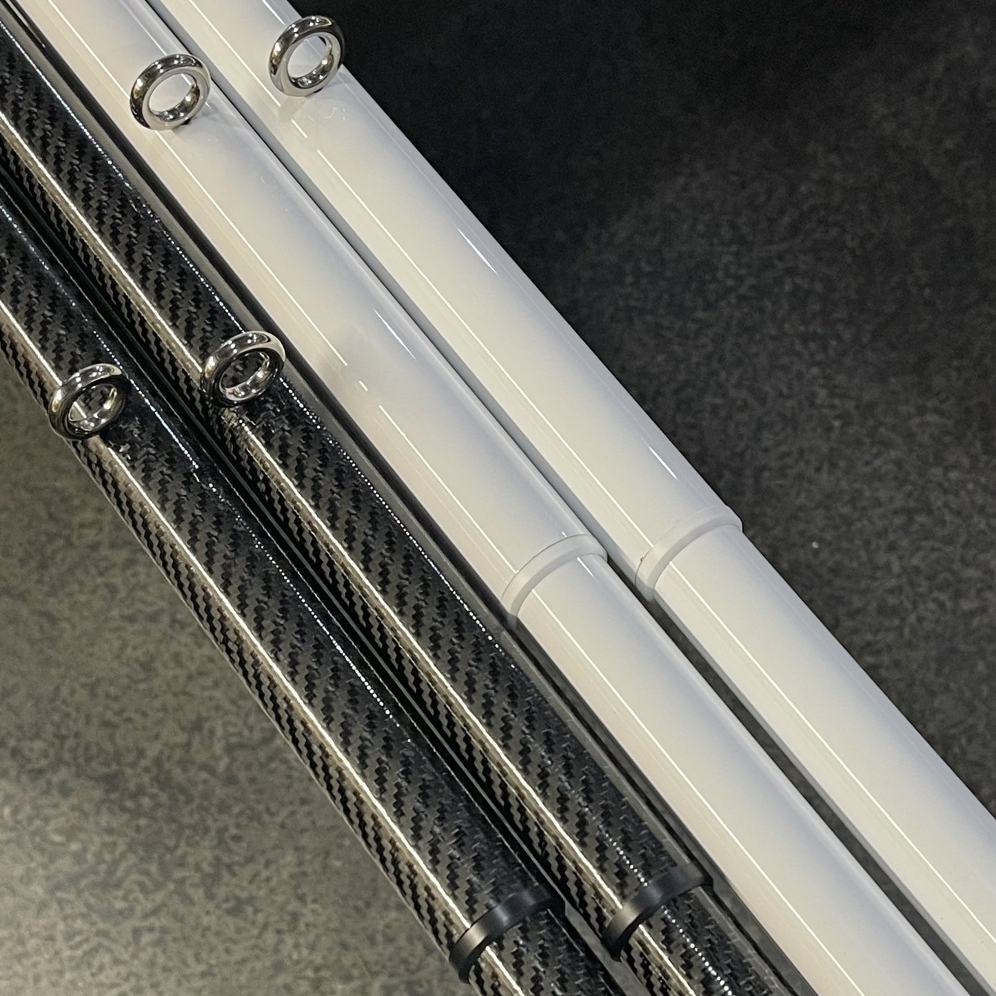 Marsh Tacky Outriggers NEW! “CT Series” Classic-Style External Fixed-Length Titanium Carbon Fiber Outriggers (15 or 18ft Sets)