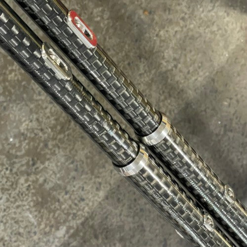 Marsh Tacky Outriggers “XT Series” Super Titanium Internal Series Carbon Fiber Outriggers (19, 21, or 23ft sets)