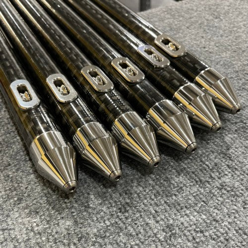 Marsh Tacky Outriggers “XT Series” Super Titanium Internal Series Carbon Fiber Outriggers (19, 21, or 23ft sets)
