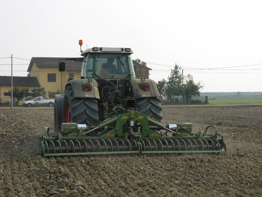 Celli Maxi P-Folding Power Harrow | Model Maxi-P600 | Working Width 19' 6" | Horsepower 200 HP | For Tractors