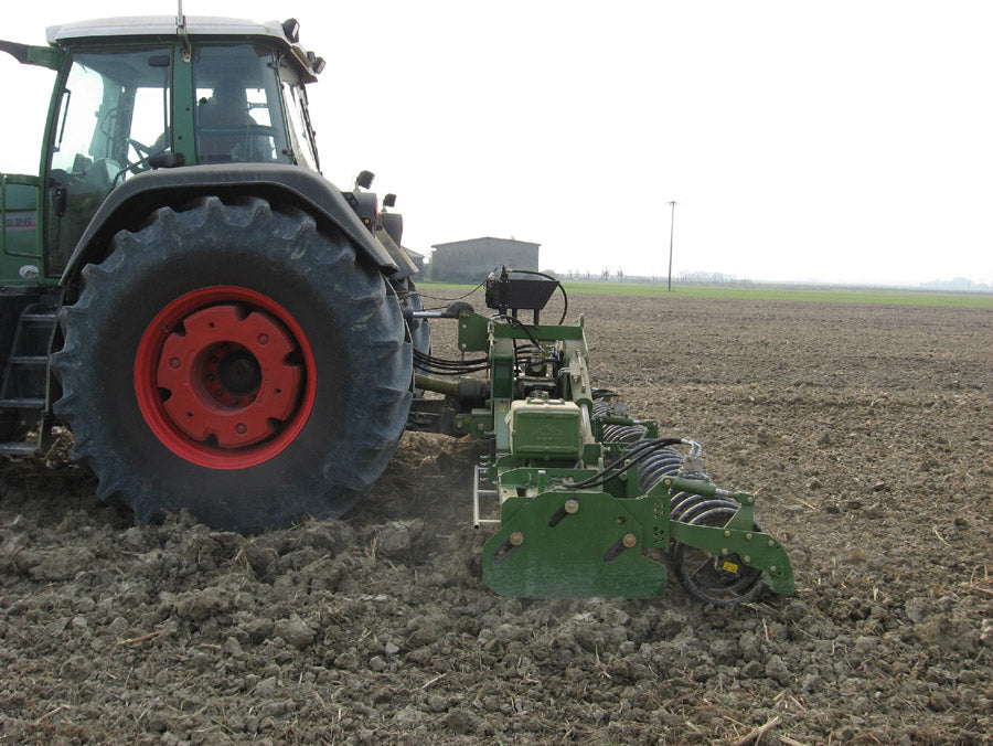 Celli Maxi P-Folding Power Harrow | Model Maxi-P600 | Working Width 19' 6" | Horsepower 200 HP | For Tractors