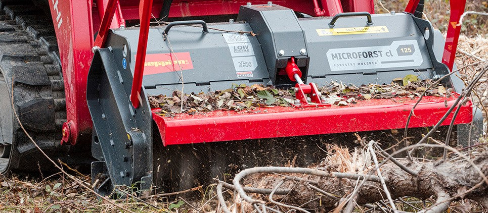Seppi | Forestry Mulcher with Knives | Microforst CL 125 | Working Width 49" Inches | Hydraulic Flow 13 To 27 GPM | For Compact Track Loaders